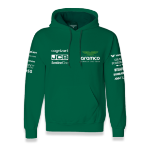 Buzo Hoodie Verde Aston Martin Formula 1