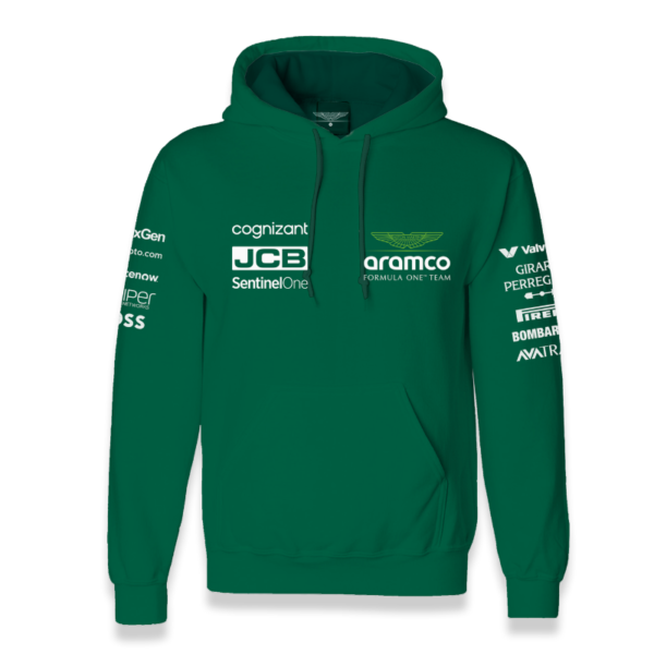 Buzo Hoodie Verde Aston Martin Formula 1