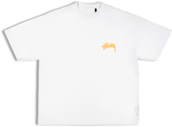Camiseta Oversize Stüssy Dice Roll Blanca – Edición Limitada - Image 2