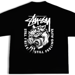 Camiseta Oversize Stüssy Negra – Edición Limitada
