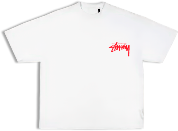 Camiseta Oversize Stüssy Stay Strong Blanca – Edición Limitada - Image 2