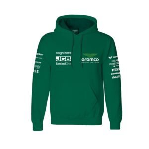 Buzo Hoodie Verde Aston Martin Formula 1