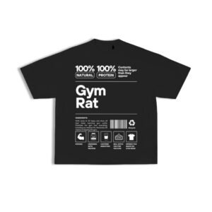 Camiseta oversize Gym Rat