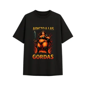 Camiseta oversize adicto a las gordas