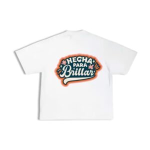 Camiseta oversize brillar