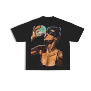 Camiseta oversize gatubela