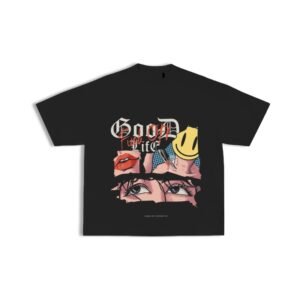 Camiseta oversize good life