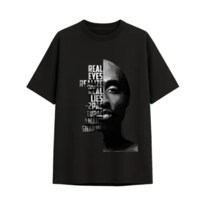 Camiseta oversize 2pac REAL EYES