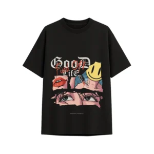 Camiseta oversize good life
